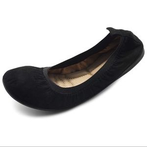 NEW Ollio Scrunch Ballet Flat Padded Sole US 8.5